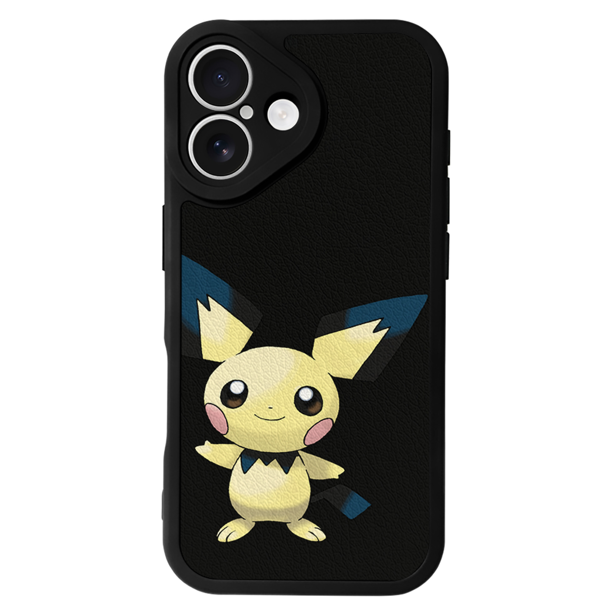 （画像用） ポケットモンスター Pokémon 【iPhone 16シリーズ対応】シリコンスマホケース（レザー調） 材質：シリコン